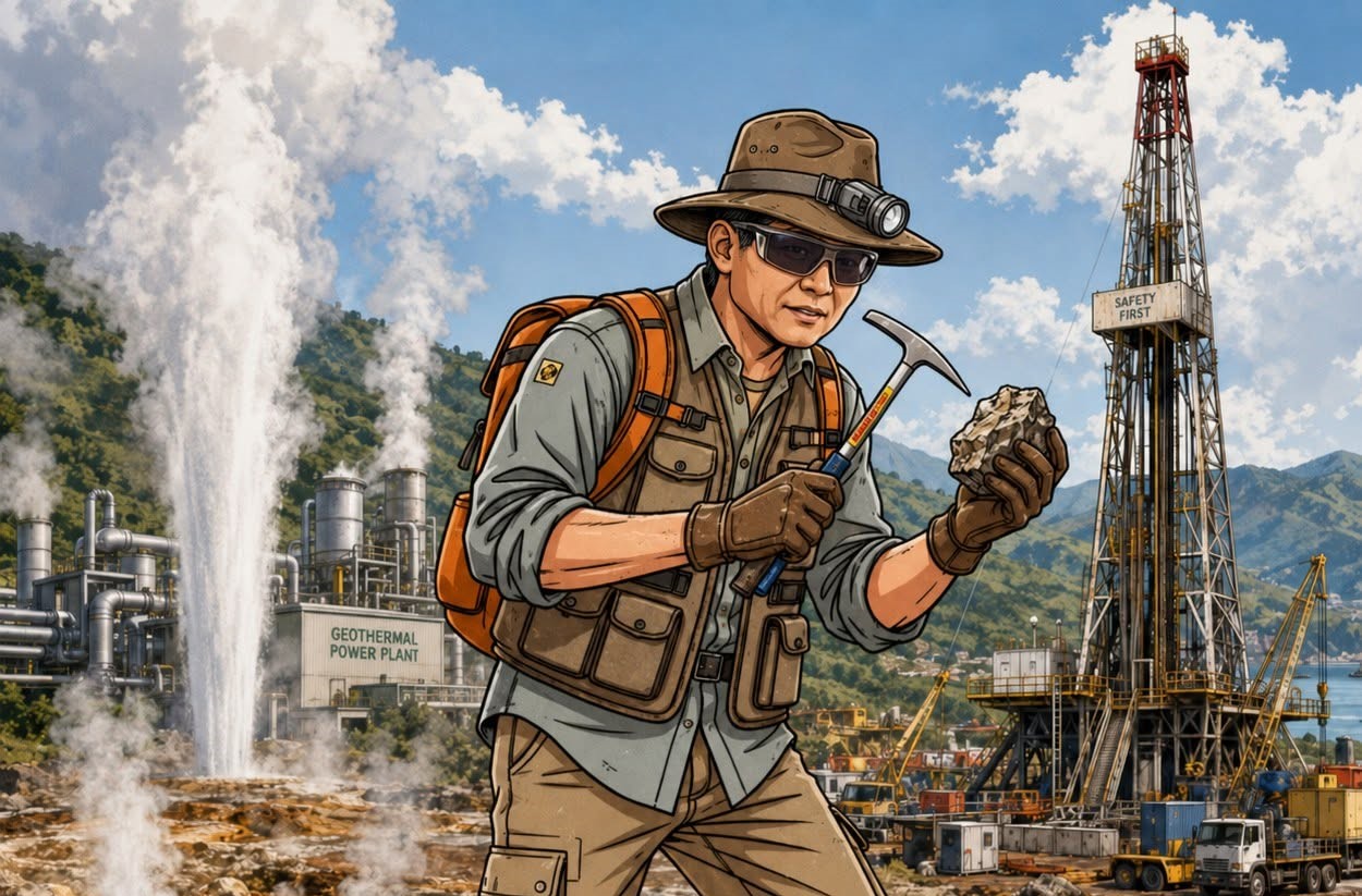 The role of Thai geologists in the exploration and development of geothermal energy in the country